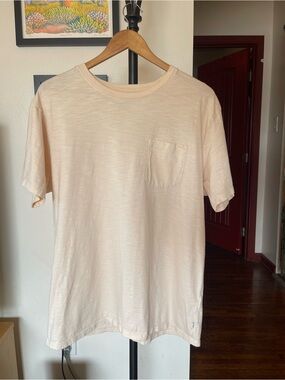 Katin Men's Short Sleeve Pocket Tee in Cream